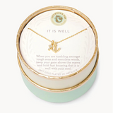 Spartina Cross Cross Anchor Necklace - Gold