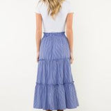 THML Midi Striped Skirt