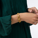 Julie Vos Catalina Demi Link Bracelet-Gold-OS