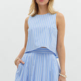 Kelly Button Back Top
