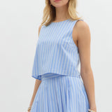 Kelly Button Back Top