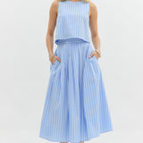 Kelly Button Back Top