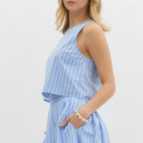 Kelly Button Back Top