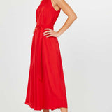 Emma Halter Red Dress