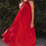 Emma Halter Red Dress