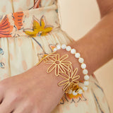 Spartina Happy Daisy Cuff Gold