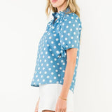 THML Charmed Polka Dot Top