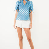 THML Charmed Polka Dot Top