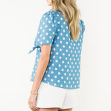 THML Charmed Polka Dot Top