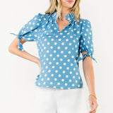 THML Charmed Polka Dot Top