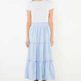 THML Midi Striped Skirt