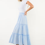 THML Midi Striped Skirt