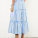 THML Midi Striped Skirt