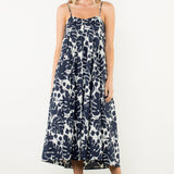 THML Easy Breeze Leaf Print Sundress