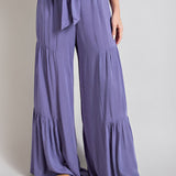 Gathered Wide Pants - Two Colors