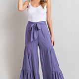 Gathered Wide Pants - Two Colors
