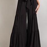 Gathered Wide Pants - Two Colors