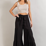 Gathered Wide Pants - Two Colors