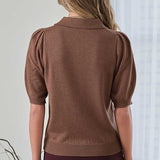 Short Sleeve Sweater Polo