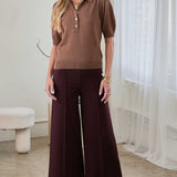 Short Sleeve Sweater Polo