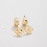 Spartina Earring Set Gold (2-pairs)