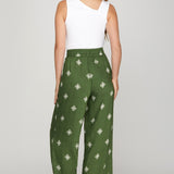 Wide Leg Border Print Pants - 2 colors