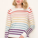 Multi-Color Stripe Sweater