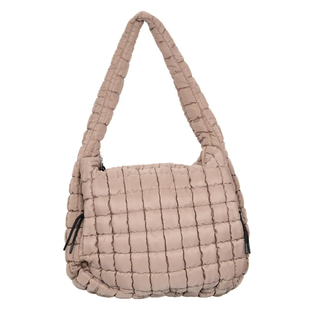 Quilted Puffer Tote Bag