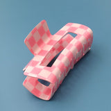 Checkered Hair Clips