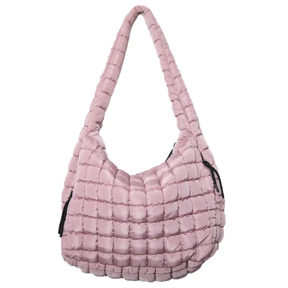 Quilted Puffer Tote Bag