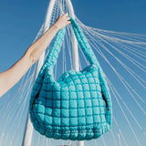 Quilted Puffer Tote Bag