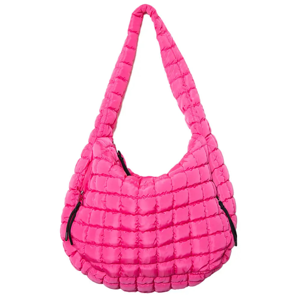 Quilted Puffer Tote Bag