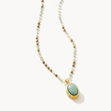 Spartina Amazonite Petite Beaded Necklace