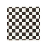 Black and White Checkered Paper Napkins