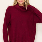 Long Sleeve Cowl Neck Sweater