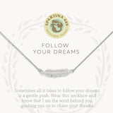 Spartina Sea La Vie Follow Your Dreams Necklace- Silver