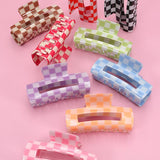 Checkered Hair Clips