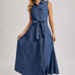 Denim Maxi Dress