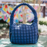 Quilted Puffer Tote Bag