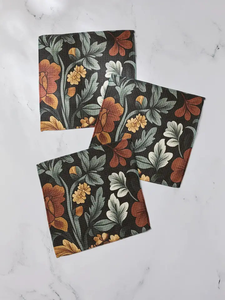 Geometry Classic Floral Dishcloth Set