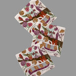 Geometry Indiana dishcloth set of 3 with colorful Hoosier State desig