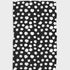 Geometry towel - Black background with white dots
