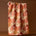 Geometry all over pumpkin print towel