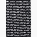 Geometry black towel with White "touchdown!" wording