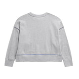 American Flag Relaxed Sweatshirt - Grey