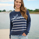 Lake Relaxed Fit Sweater - Navy