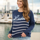 Lake Relaxed Fit Sweater - Navy