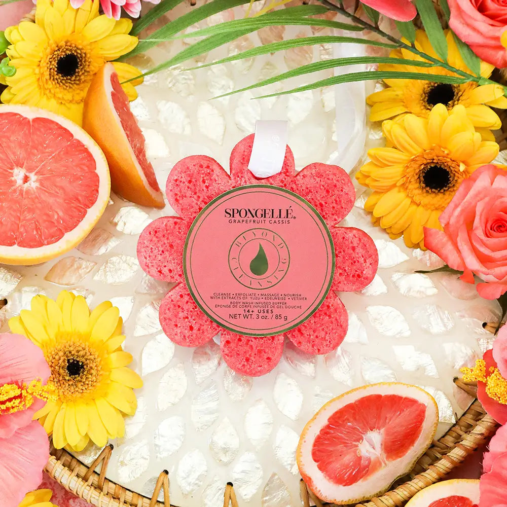 Spongelle Grapefruit Cassis / Wild Flower Soap Sponge