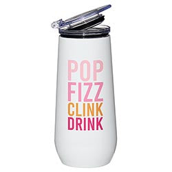 12oz Champagne Tumbler Pop Fizz