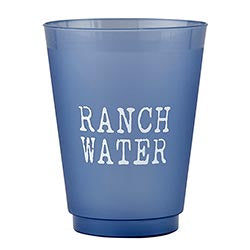 Frosted Cup Ranch Water Cups